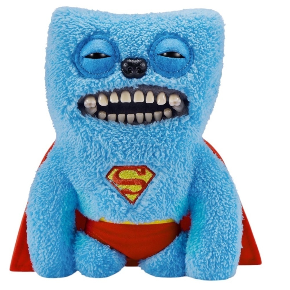 🦸‍♂️ DC x ZURU Superman Fuggler Plush | Blue Funny Ugly Monster NEW IN BOX